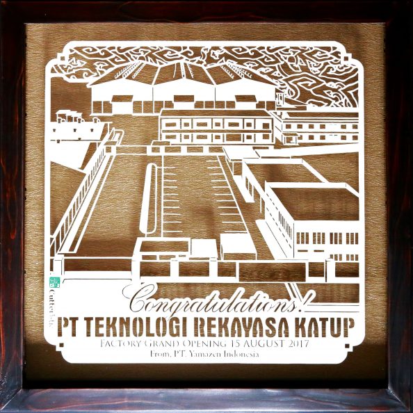 Cutteristic – PT Teknologi Rekayasa Katup (2) Souvenir perusahaan unik dari laser cutting untuk acara eksklusif